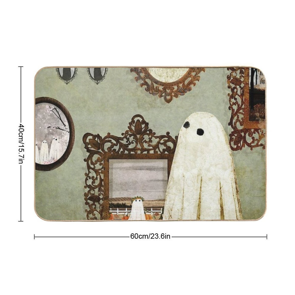 There's A Ghost in The Portrait Gallery  Non-Slip Bath Mat