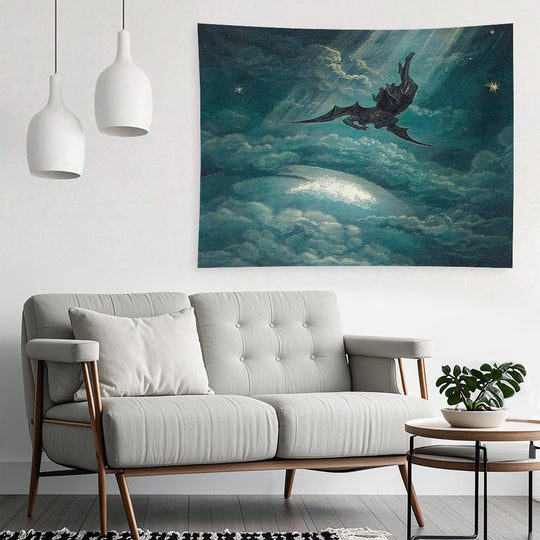 Paradise Lost (Colorized)  by Gustave Doré Tapestry