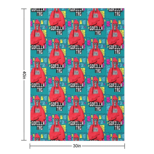 Gorilla Tag Cools Red 4 Comfort Throw Blanket
