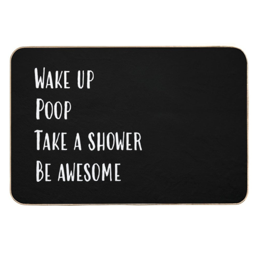 Funny Bath Mat  Easy Maintenance Bath Mat