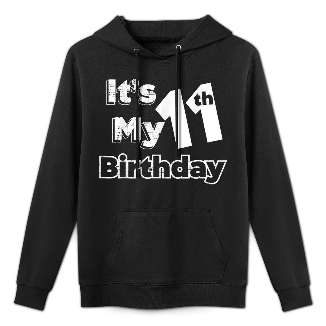 I´m 11 Years Old And It´s My 11th Birthday Kangaroo Pocket Hoodie