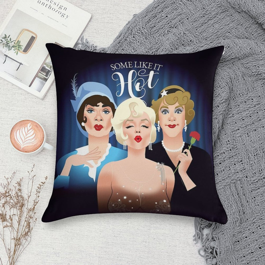 Some Like It Hot Soft Ultra-Soft Texture Throw Pillow