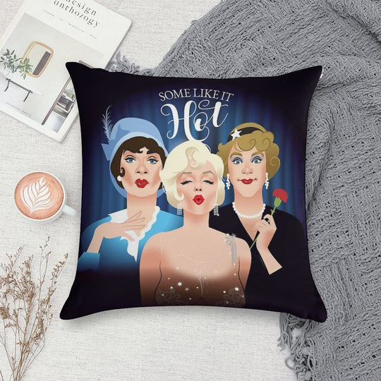 Some Like It Hot Soft Ultra-Soft Texture Throw Pillow
