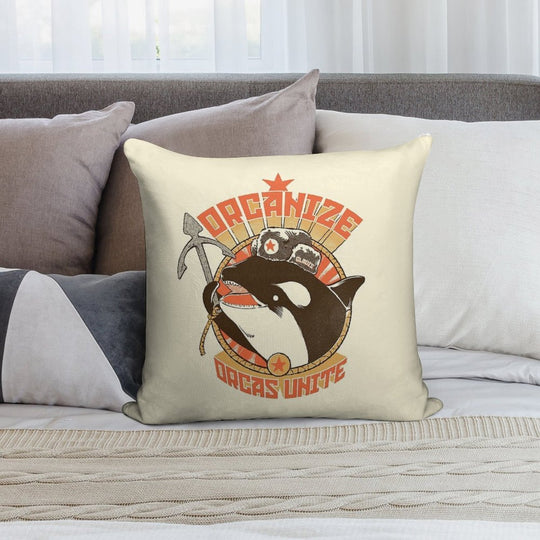 Orcanize Soft High-Density Material Throw Pillow