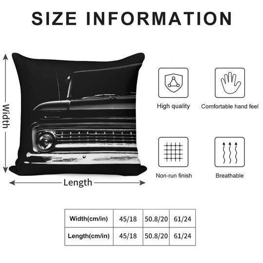 1963 Chevrolet C-10, Apache Pickup Soft Bedroom Essential Throw Pillow