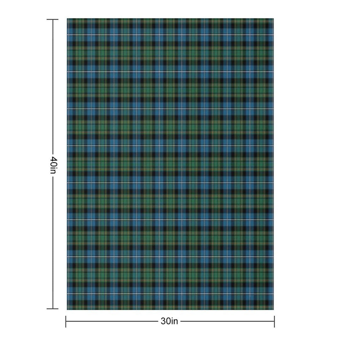 Clan MacRae Hunting Tartan Versatility Throw Blanket
