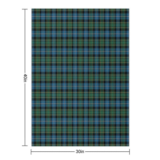 Clan MacRae Hunting Tartan Versatility Throw Blanket