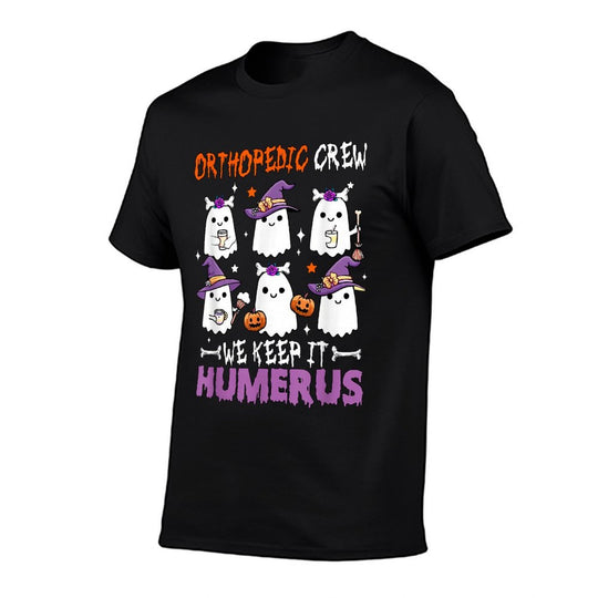 Orthopedic Crew Keep Humerus Halloween Physical Therapy  Cotton T-Shirt