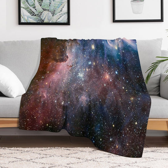 Galaxy - Nebula 01 Anti-pilling Throw Blanket