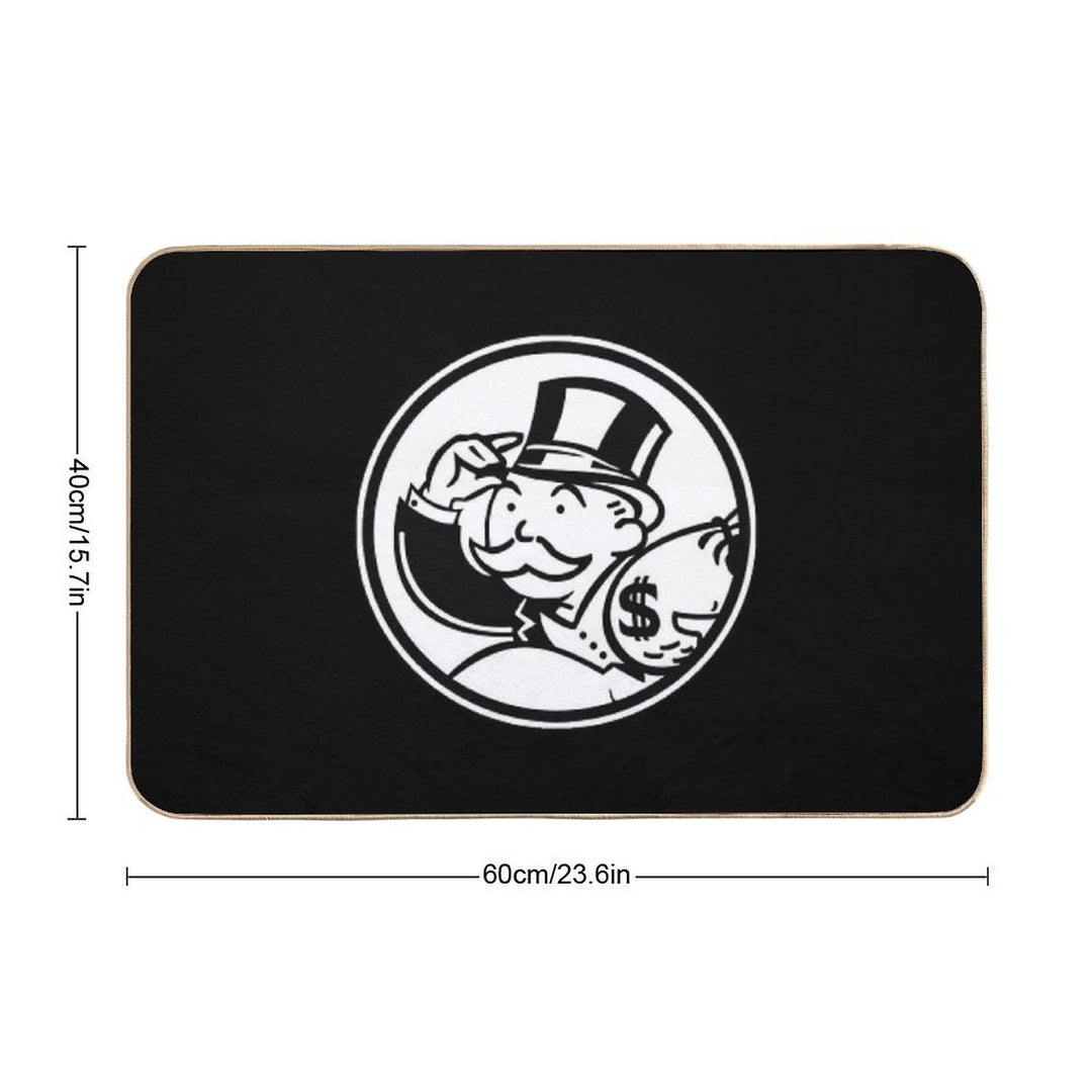 Wealthy Monopoly  Easy To Clean Bath Mat