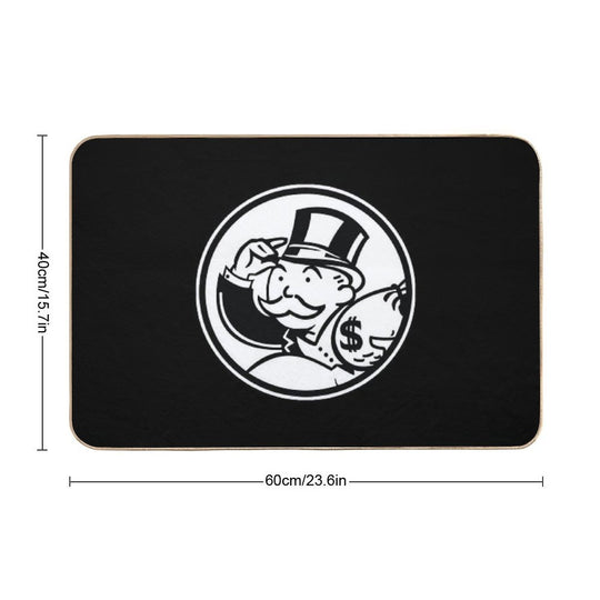 Wealthy Monopoly  Easy To Clean Bath Mat
