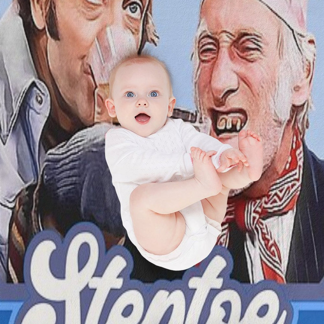 Steptoe And Son Vintage 70s British Television Sitcom Quick-dry Throw Blanket