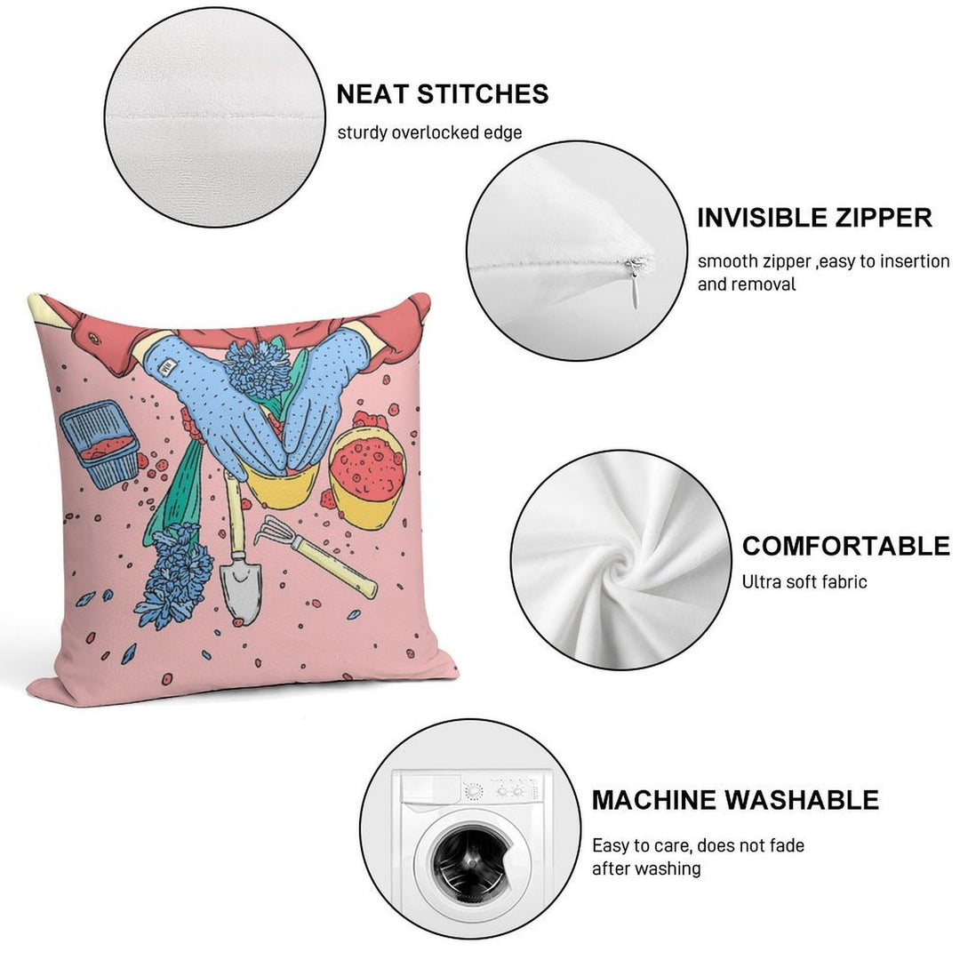 Reincarnation Soft Multiple Sizes Throw Pillow