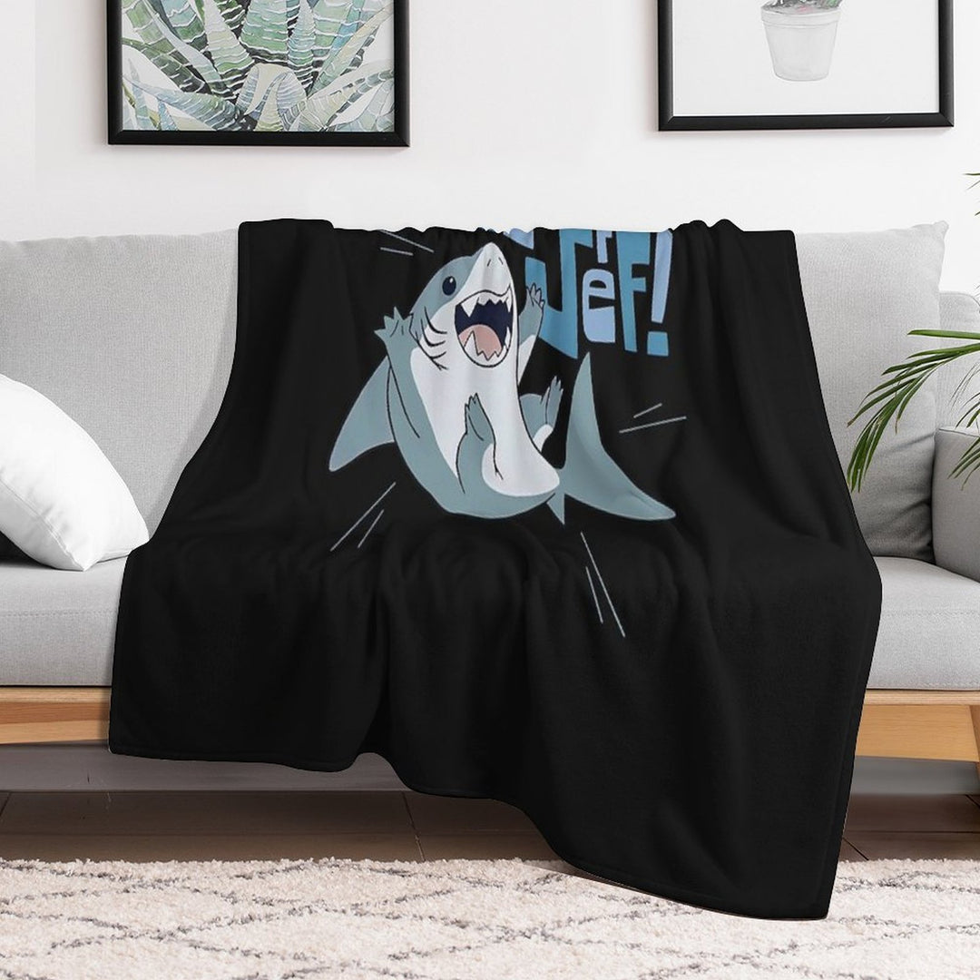 It’s Jeff The Landshark Compact Throw Blanket