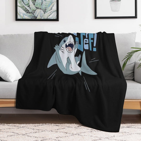 It’s Jeff The Landshark Compact Throw Blanket