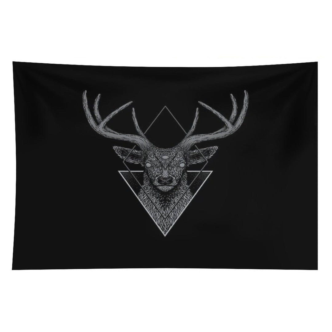 Dark Deer Tapestry