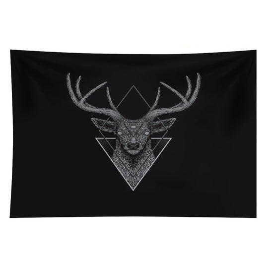 Dark Deer Tapestry