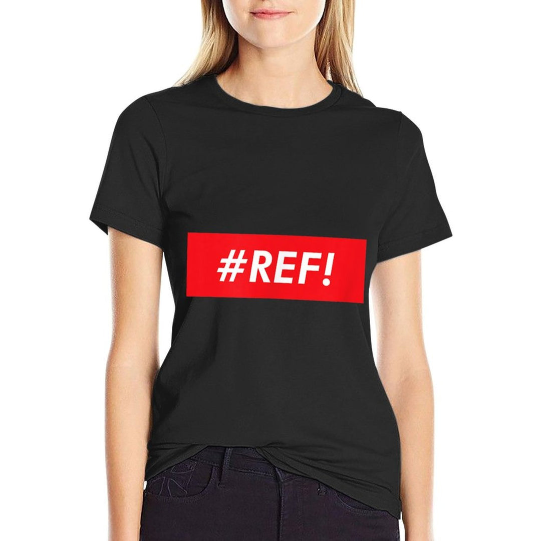 #REF! - Excel Reference Error Meme  Oversized Silhouette T-Shirt