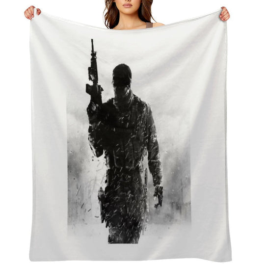 MW2 - Soldier Game Lightweight Throw Blanket