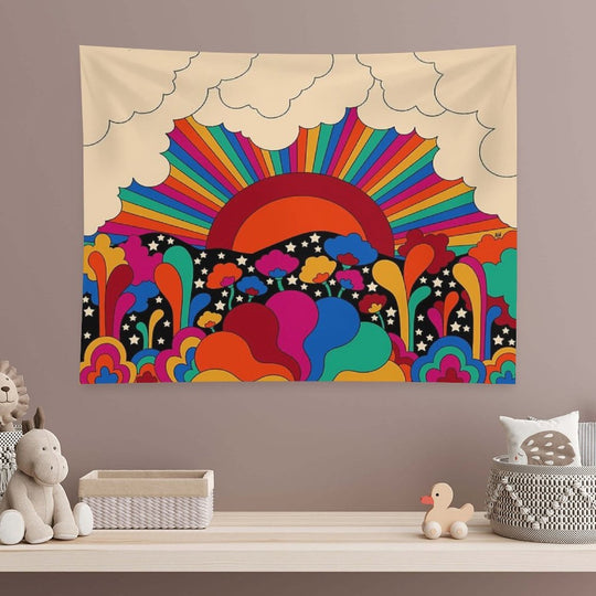 70s Landscape Tapestry