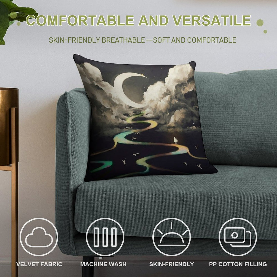 Ascending by Aurora. Soft Gift Ready Throw Pillow