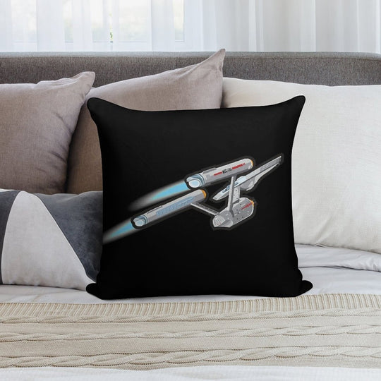 Enterprise Classic Soft Washable Throw Pillow