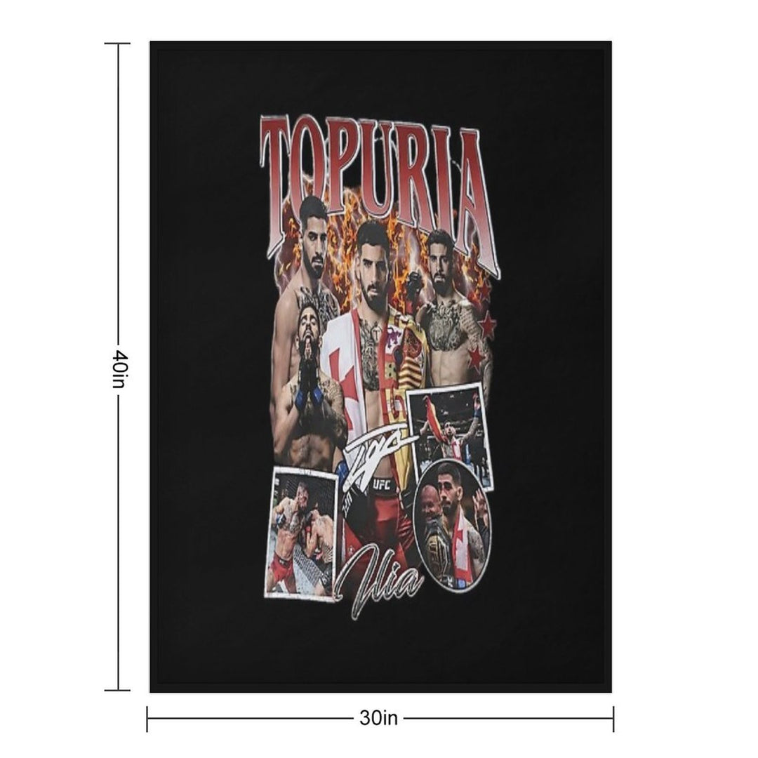 Ilia Topuria El Matador Signature All-season Throw Blanket