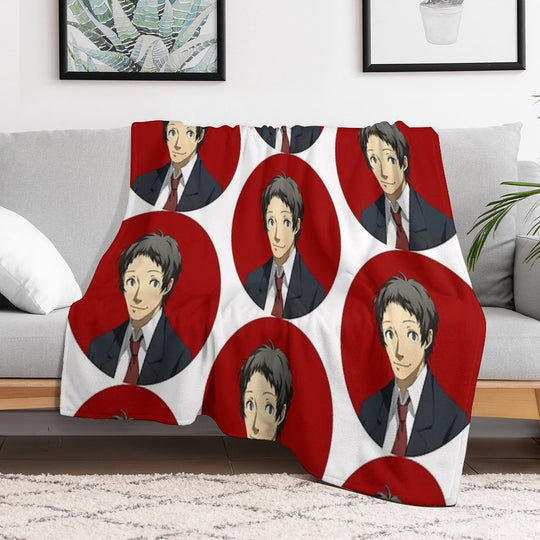 Adachi Portrait Compact Throw Blanket