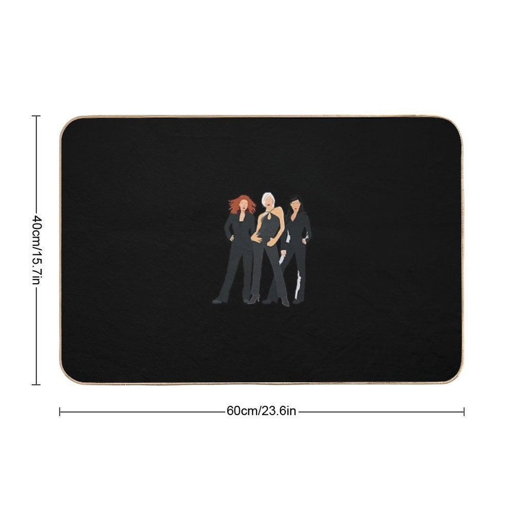 Charlie's Angels - Pop Art  Fade-Resistant Bath Mat
