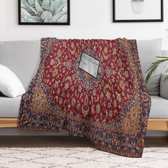 Lebowski's Tape Bowling Playoffs All-season Throw Blanket