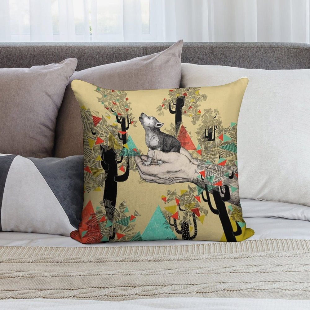 FOUND YOU THERE Soft High-Density Material Throw Pillow