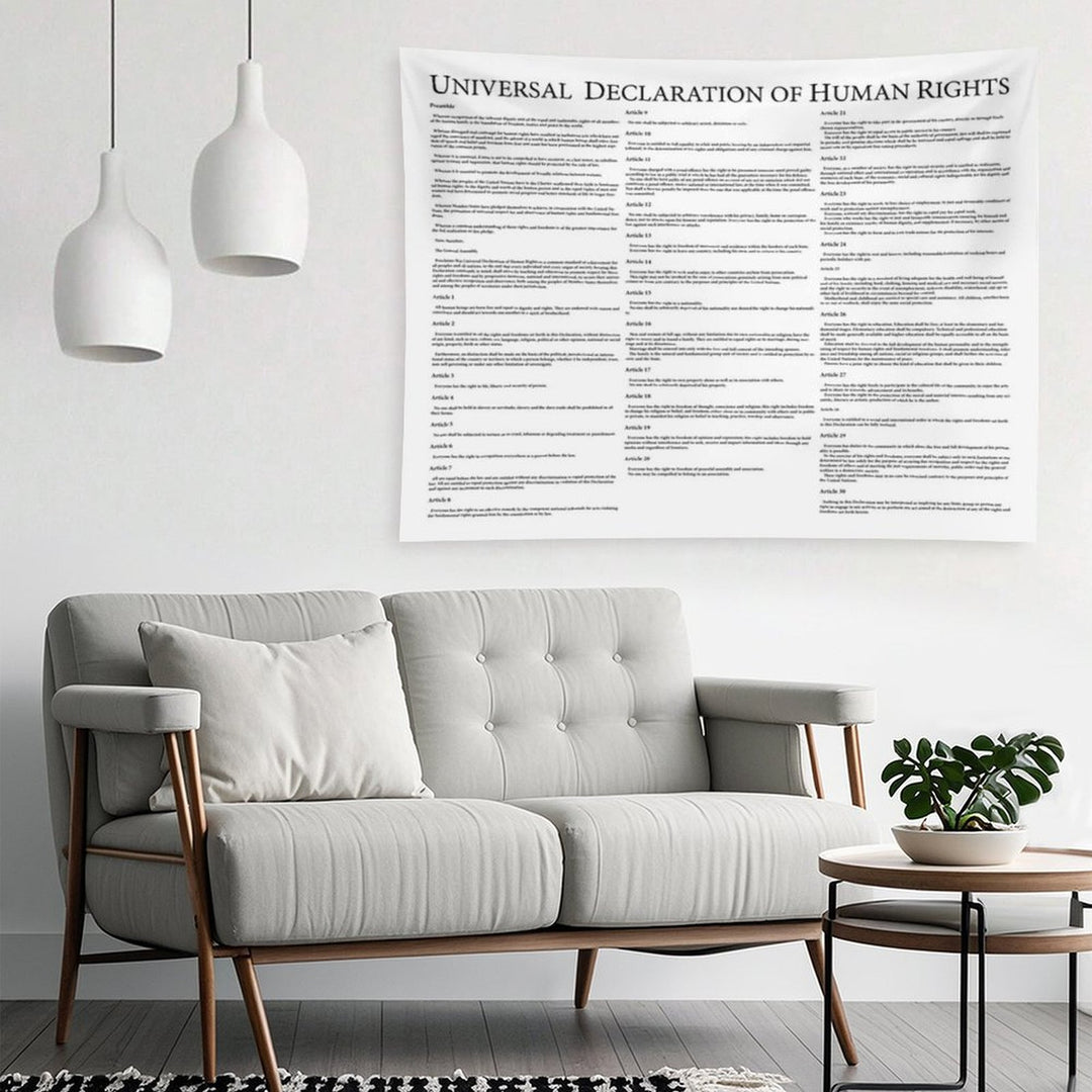 Universal Declaration of Human Rights Tapestry