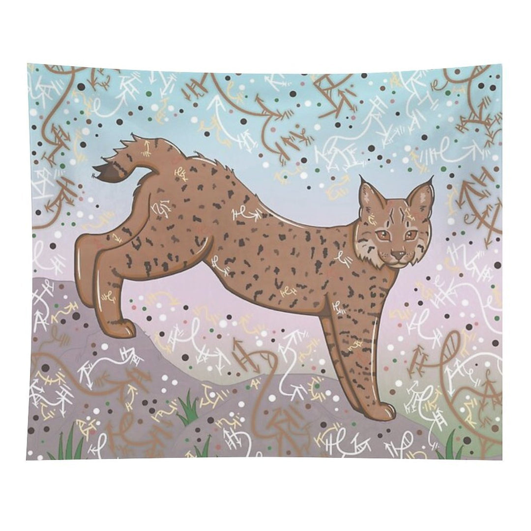 Little Bobcat Tapestry