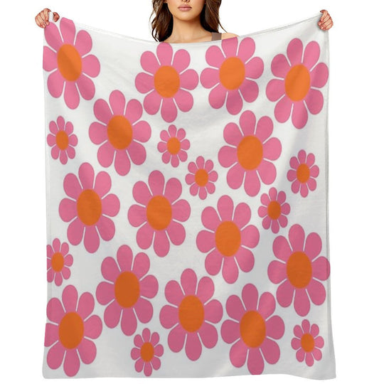 Koryn's Custom Flower Pattern 1 Anti-pilling Throw Blanket