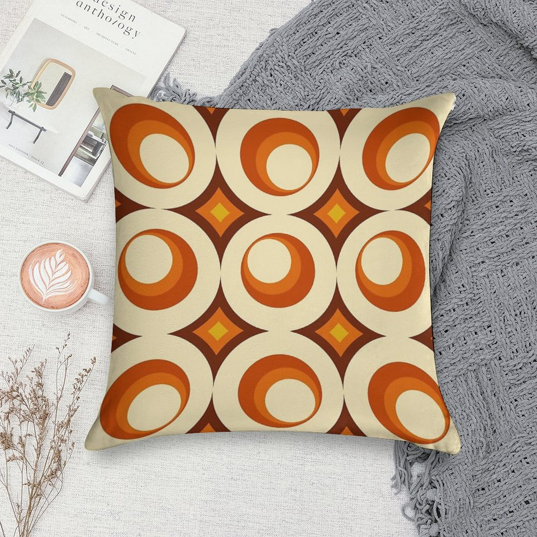 Mid-Century Modern 3 Crescent Soft Fade-Resistant Throw Pillow