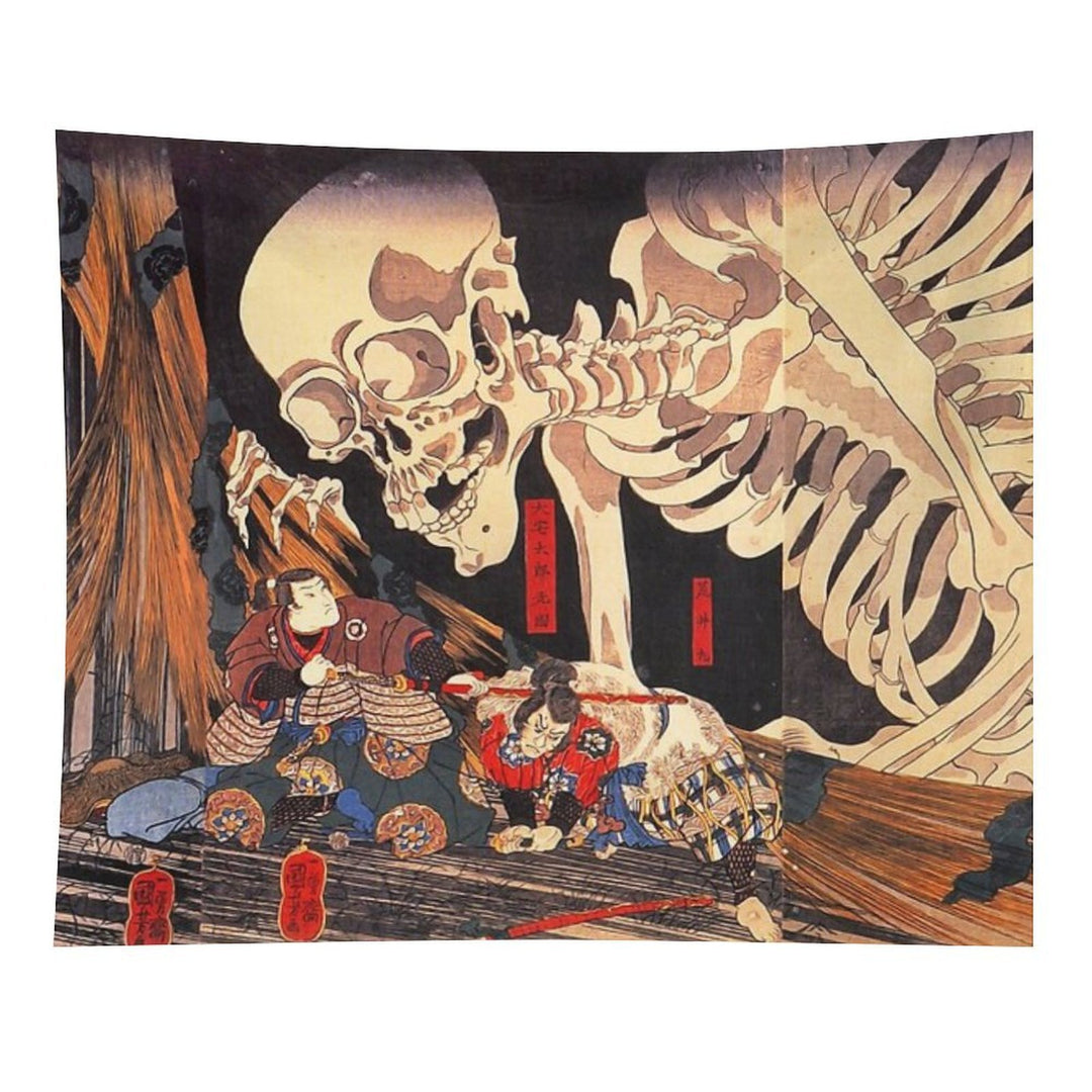 Gashadokuro Skeleton Ghost Tapestry