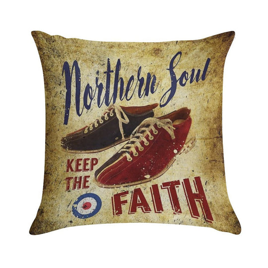 Northern Soul - Keep The Faith Soft Multiple Sizes Throw Pillow
