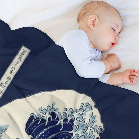 The Great Wave Off Kanagawa Transparent All-season Throw Blanket