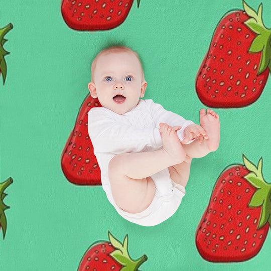 Strawberry Quick-dry Throw Blanket