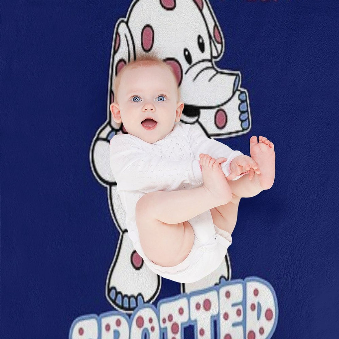 Spotted Elephant Misfit Toy Velvety-soft Throw Blanket