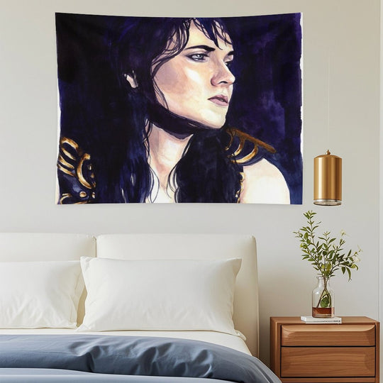 Damaged But Not Broken Watercolor Painting Tapestry