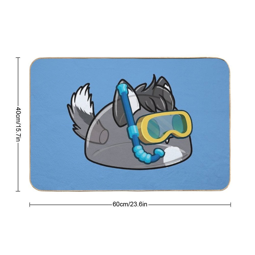 Schlufu The Diving Expert  Non-Slip Bath Mat