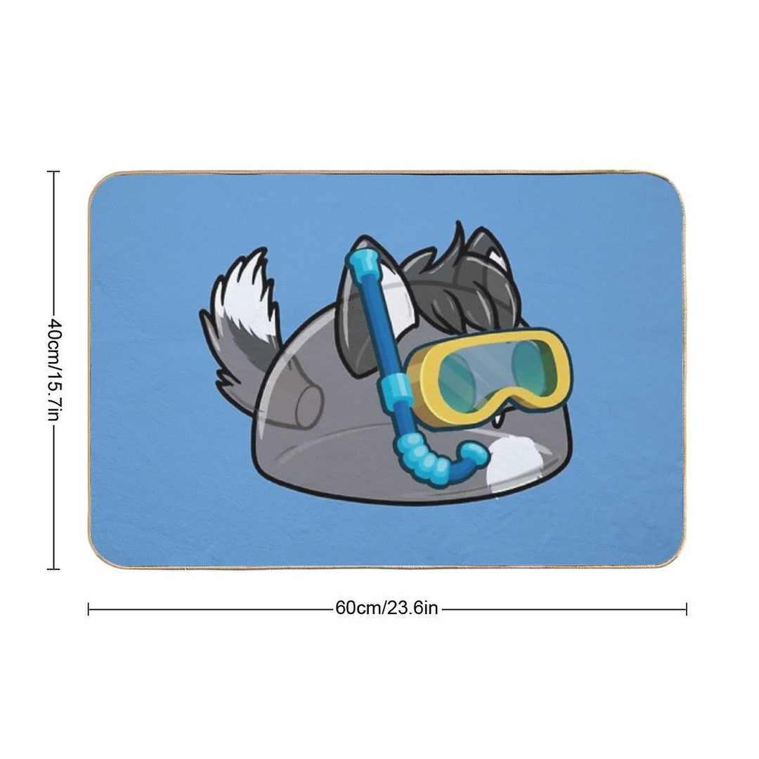 Schlufu The Diving Expert  Non-Slip Bath Mat