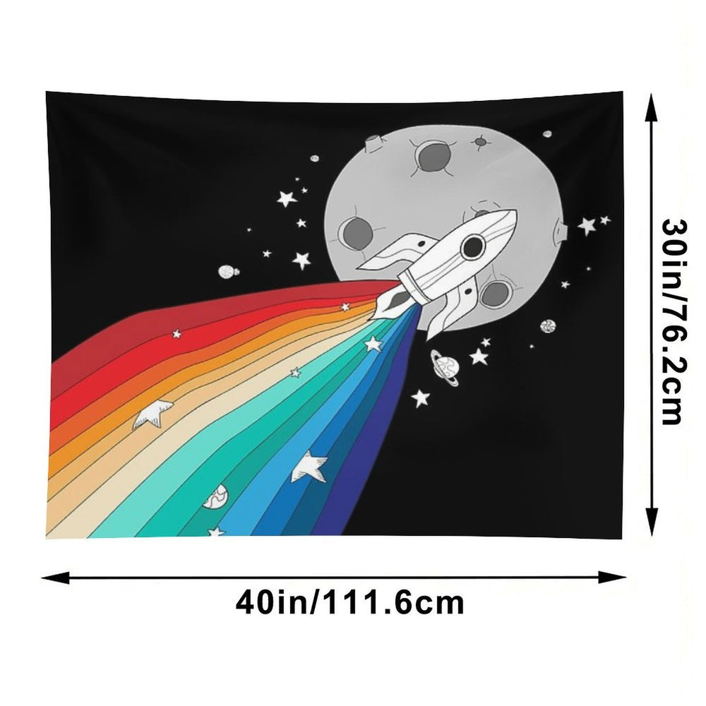 Pride Rocket Tapestry