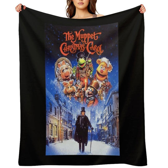 The Muppet Christmas Vitnage Eco-conscious Throw Blanket