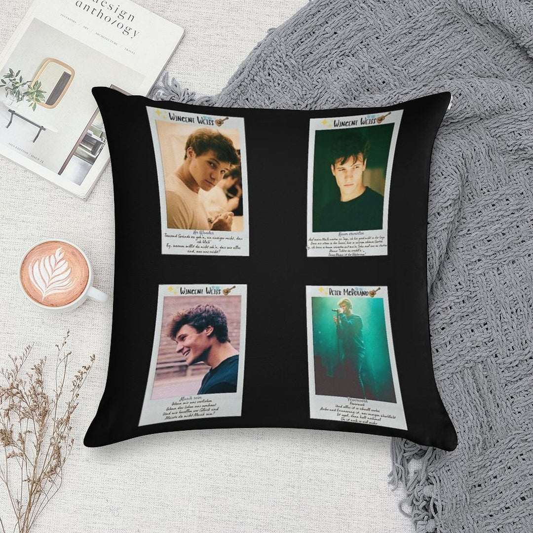 Wincent Weiss Lyrics HD Sticker Set  T Shirt Soft Multiple Sizes Throw Pillow