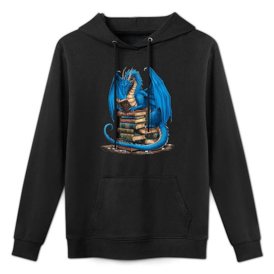 Book Lover Bookworm Reading Books Dragon Versatile Streetwear Hoodie
