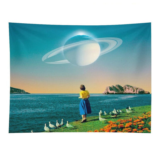 Watching Planets Tapestry