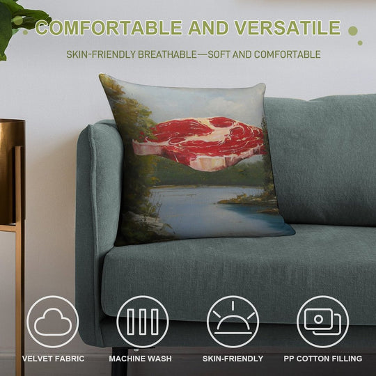 The Great Outdoors Soft Washable Throw Pillow