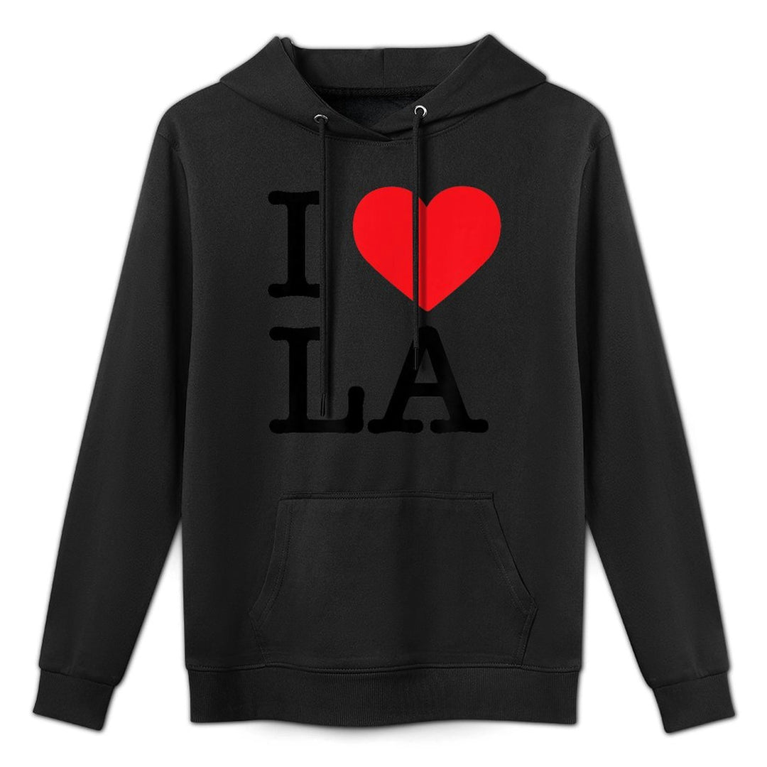 I Love LA I Heart Los Angeles Top Medium-Weight Fabric Hoodie